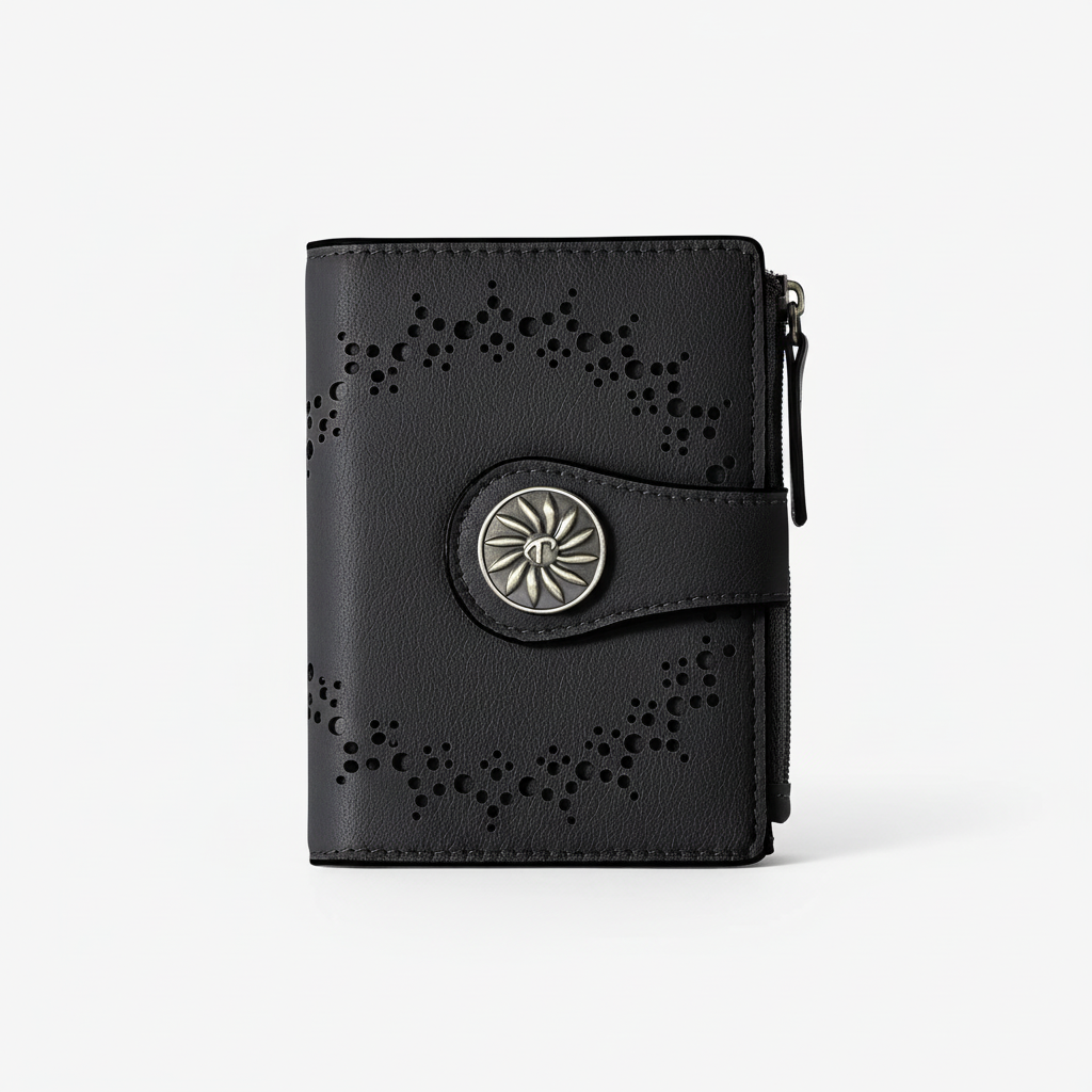 Elegant unisex plånbok i äkta läder. Perfekt som stilren accessoar & korthållare.