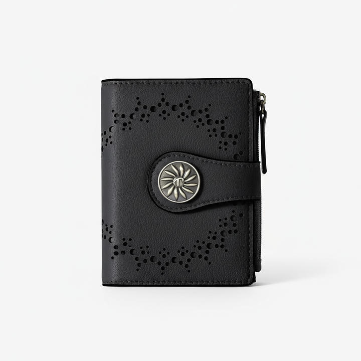 Elegant unisex plånbok i äkta läder. Perfekt som stilren accessoar & korthållare.