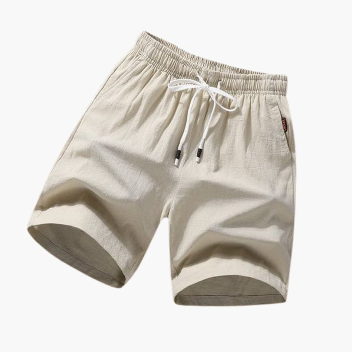 Moderna herrbadkläder, casual sommarshorts med stilren design och justerbar midja för mode & komfort.