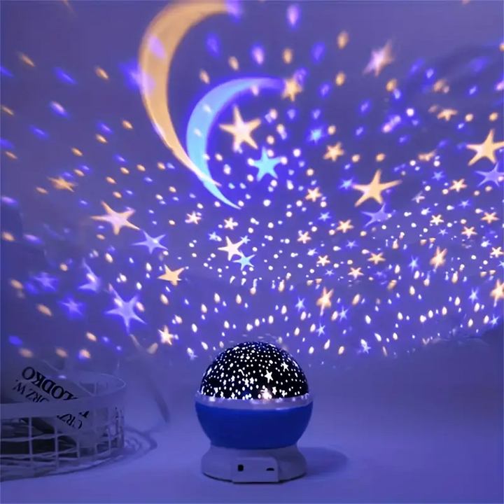 LED-belysning med stjärnhimmel i sovrum, stjärnprojektor