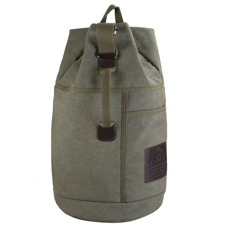 Robust unisex canvasryggsäck TrekMate. Slittålig & stor volym, perfekt för äventyrliga resor.