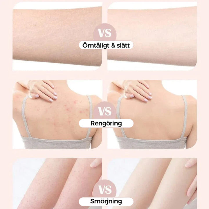 "Supermjuk badsvampblomma med praktiskt handtag och silikonmassagepartiklar för hudvänlig och revitaliserande duschupplevelse