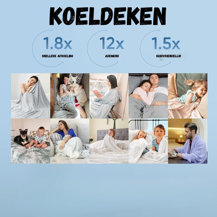 Närområdesbild på vändbar filt med fokus på det andningsbara materialet