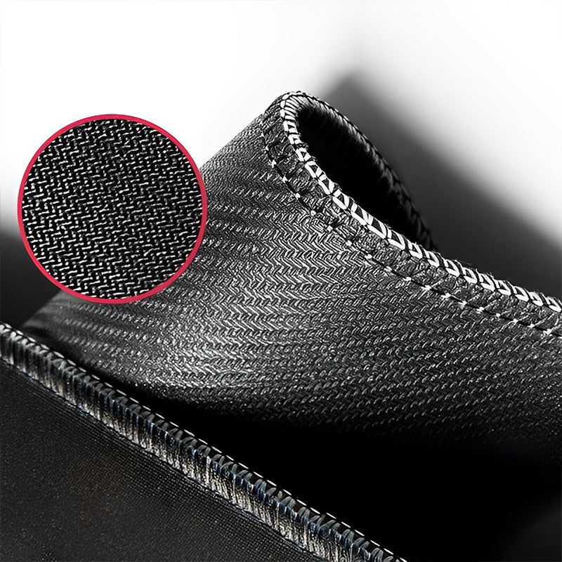 "Svart anti-slip tangentbordsunderlägg med tydliga genvägsmönster och halkfri botten, storlek 900x400 mm."