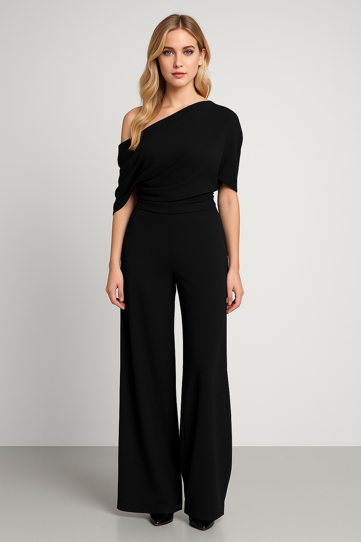 Bekväm elegant jumpsuit Matilda för kvinnor, ankellång. Idealiskt för sommar, fest och vardag.