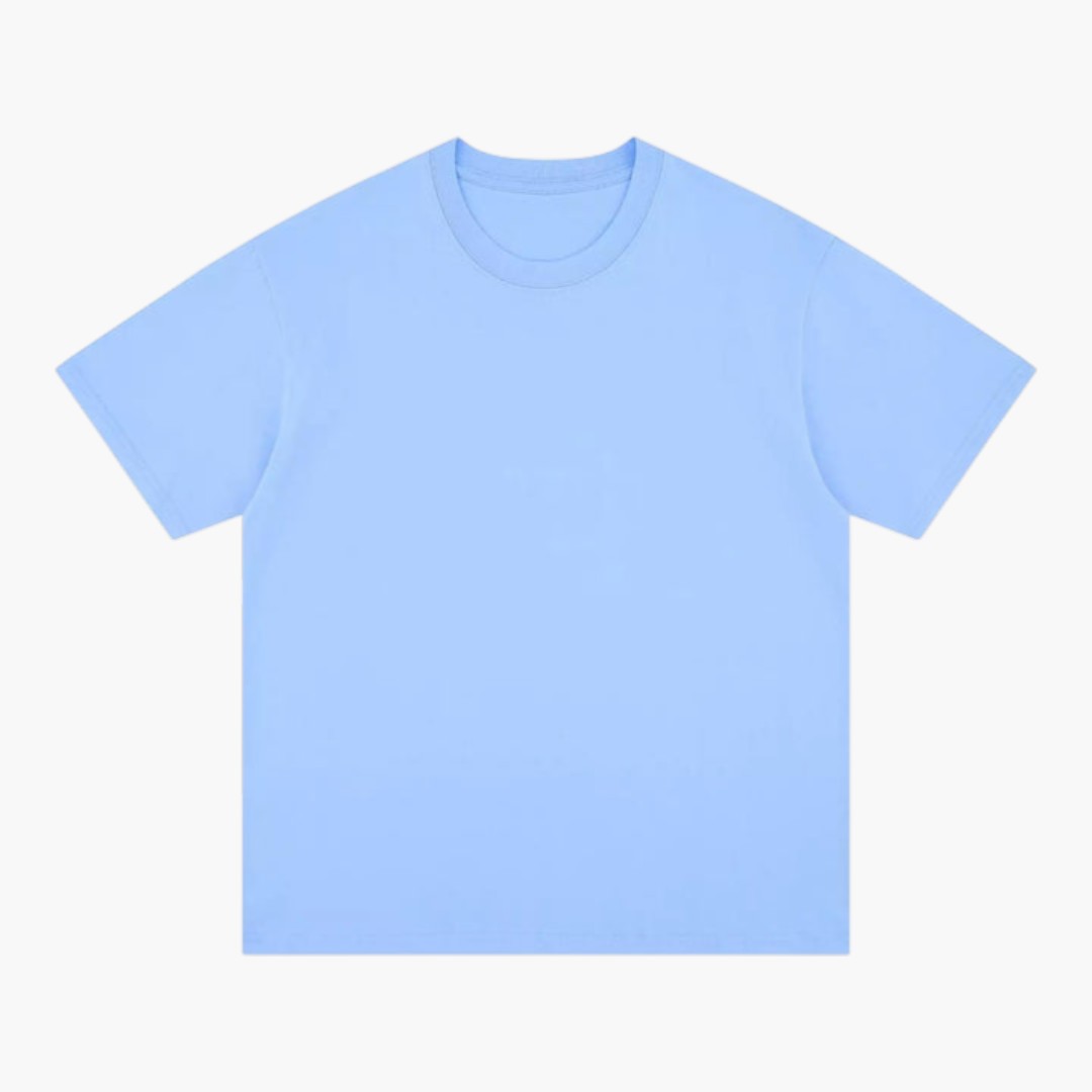 Vikta herr T-shirts i olika färger med rund hals. Enkel stil, mångsidiga kortärmade toppar för alla herrkläder.