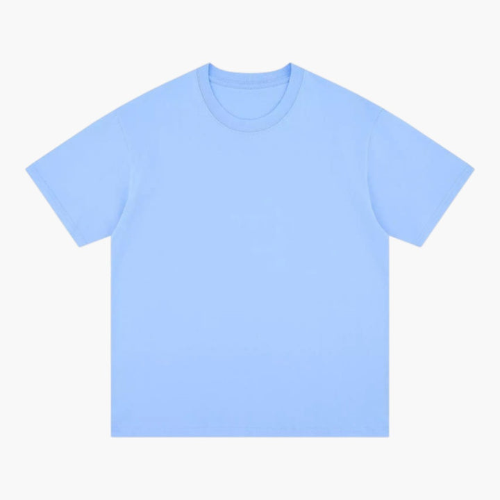 Vikta herr T-shirts i olika färger med rund hals. Enkel stil, mångsidiga kortärmade toppar för alla herrkläder.