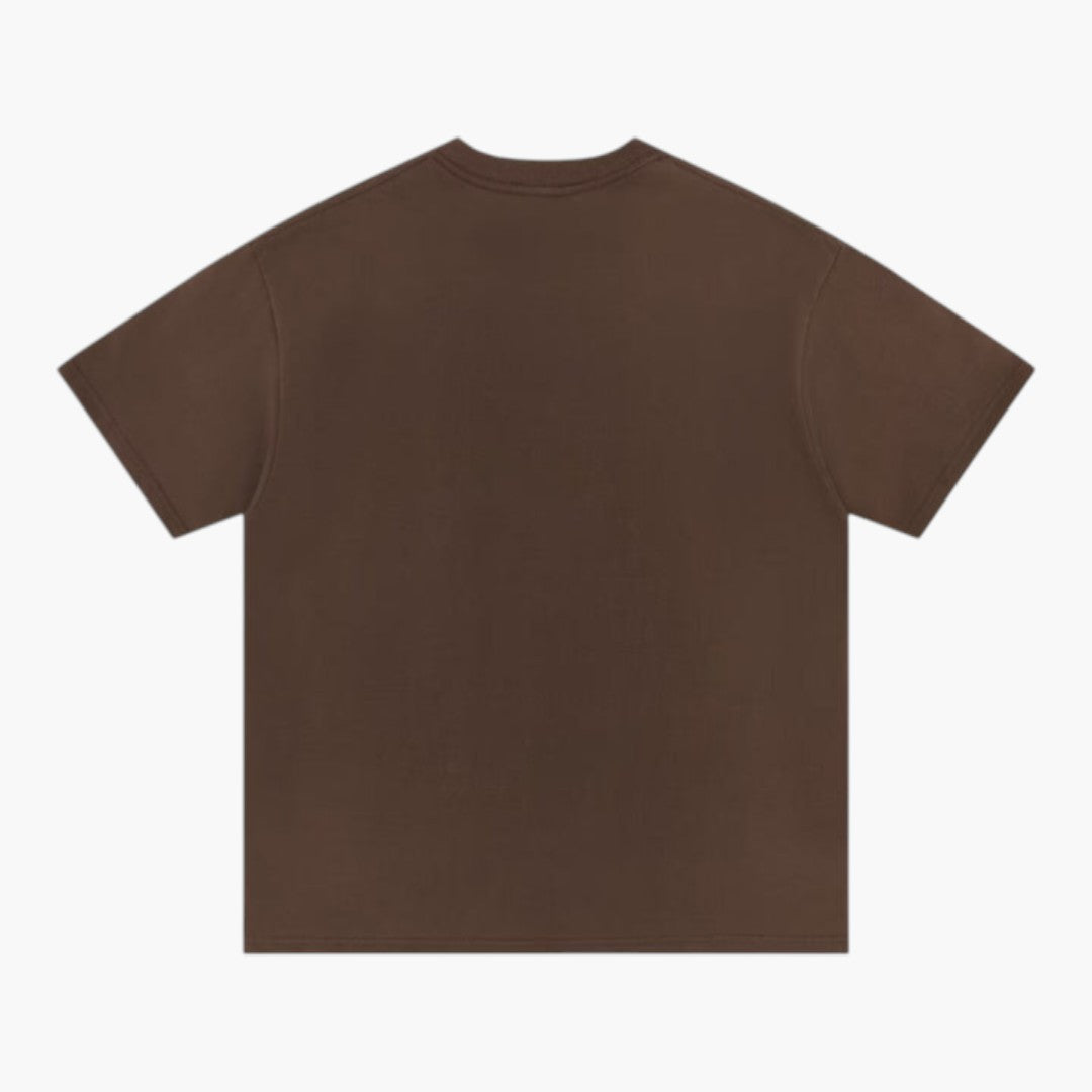 Urval av herr t-shirts med rund hals i olika färger: vit, svart, grå. Bekväm passform, perfekt för vardagsstil.