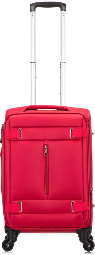 Kompakt lättvikts handbagageväska Porto, kabinbagage i svart, idealisk för korta flygresor.