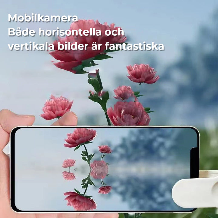 "Svart mobiltelefon reflektionskamera för vloggare, med hållbar konstruktion och kompakt design, perfekt för innehållsskapand