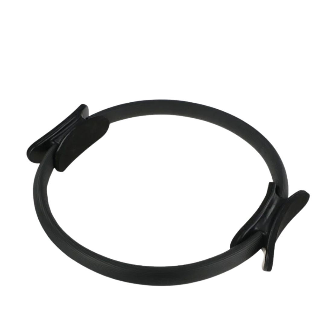 Svart pilatesring 40 cm för effektiv coreträning och förbättrad hållning. Perfekt för hemmaträning.