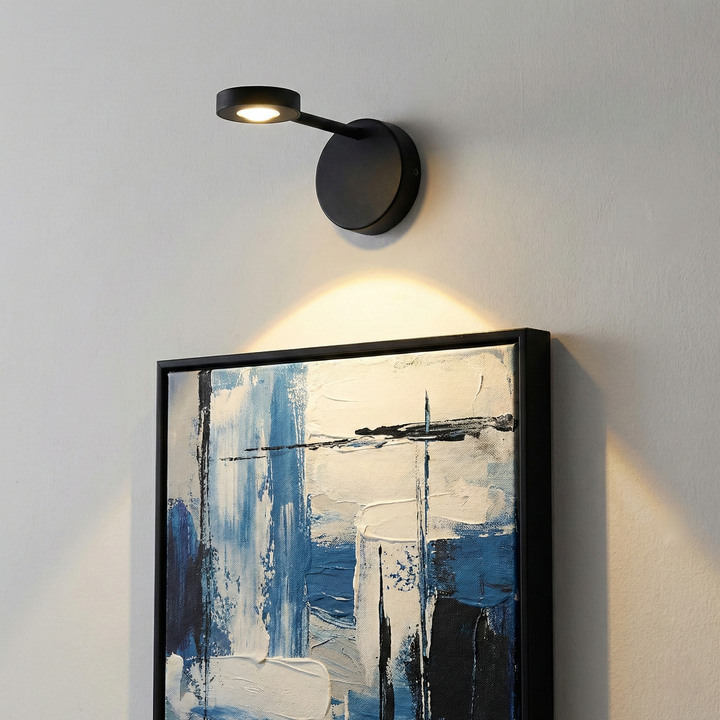Flexibel trådlös LED vägglampa, perfekt för utomhusbelysning på altan eller entré. Rörelsesensor.