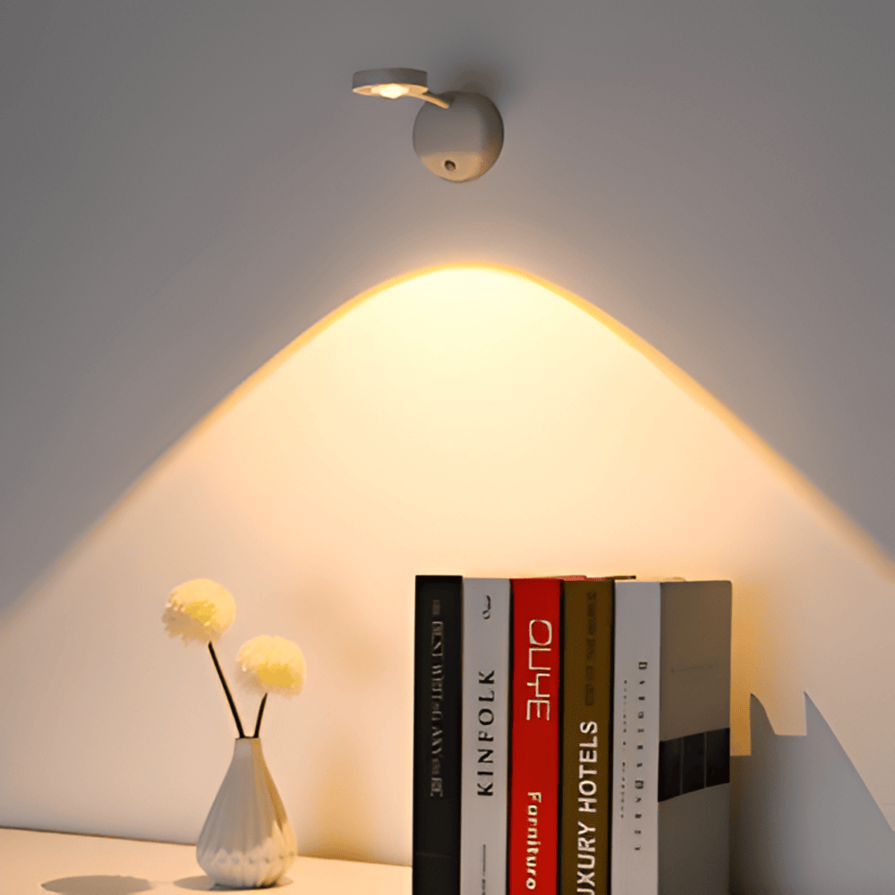 Elegant svart LED vägglampa i nordisk design, erbjuder stilren & funktionell inomhusbelysning.