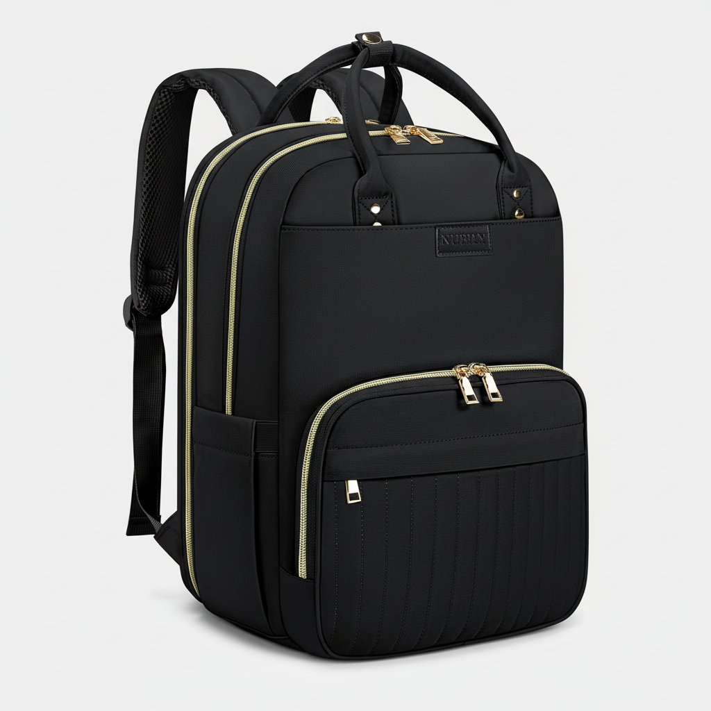 Vattenskyddad FlexiBackpack reseryggsäck med smart förvaring och organiserare, idealisk för jobb & resor.
