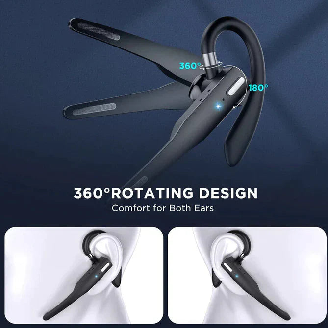 Handsfree Bluetooth headset för bekväma samtal hela dagen. Med brusreducering för tydlig kommunikation.