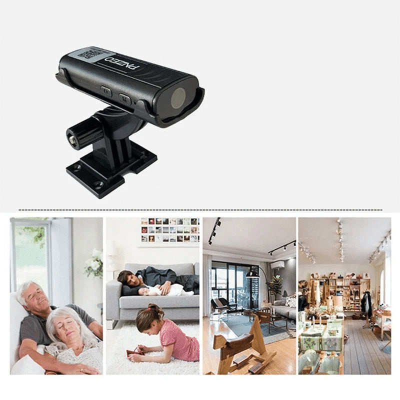 Trådlös säkerhetskamera med HD-nattsyn och ljud, ultravidvinkel och infraröd, för övervakning dag och natt