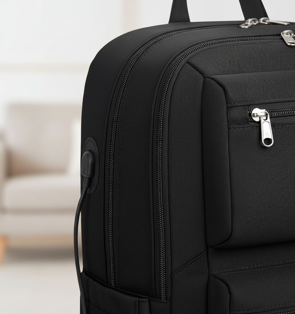 Organiserad ComfortPack pendlarryggsäck med laptopfack & gott om plats för resor och daglig användning.