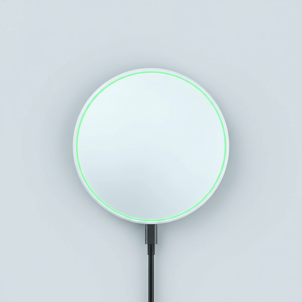 Modern trådlös mobil laddare 30W, ett oumbärligt telefon tillbehör för snabb och effektiv laddning.