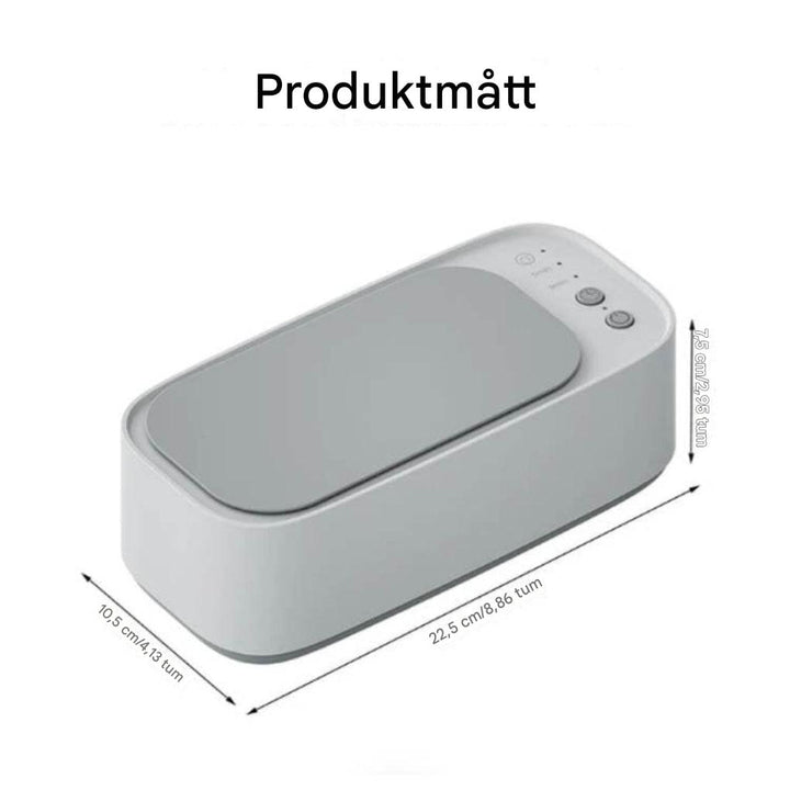 Rengöringsmaskin för klockor och ädelstenar med digital kontrollpanel