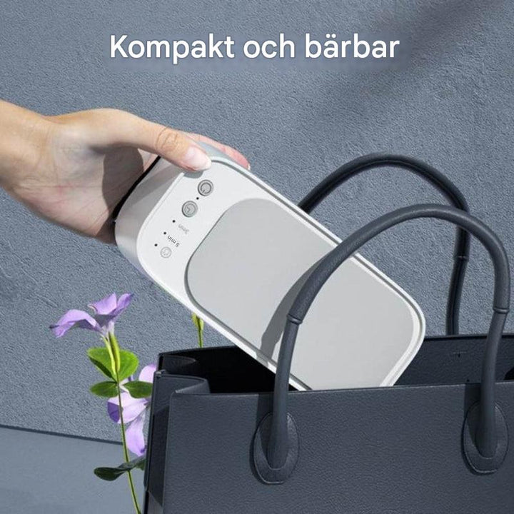 Smyckesrengöring med ultraljud som effektivt tar bort smuts från guld och silver