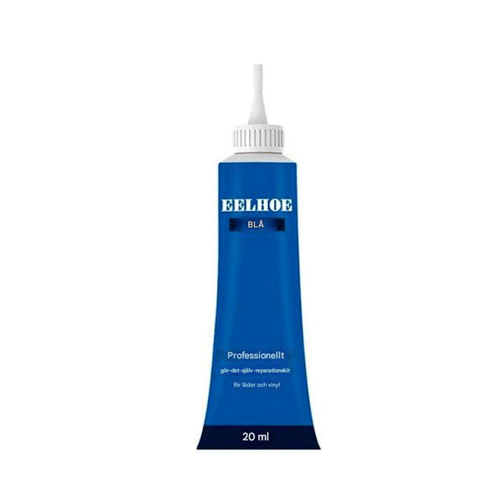 Blå läderreparationsgel i tub om 20 ml