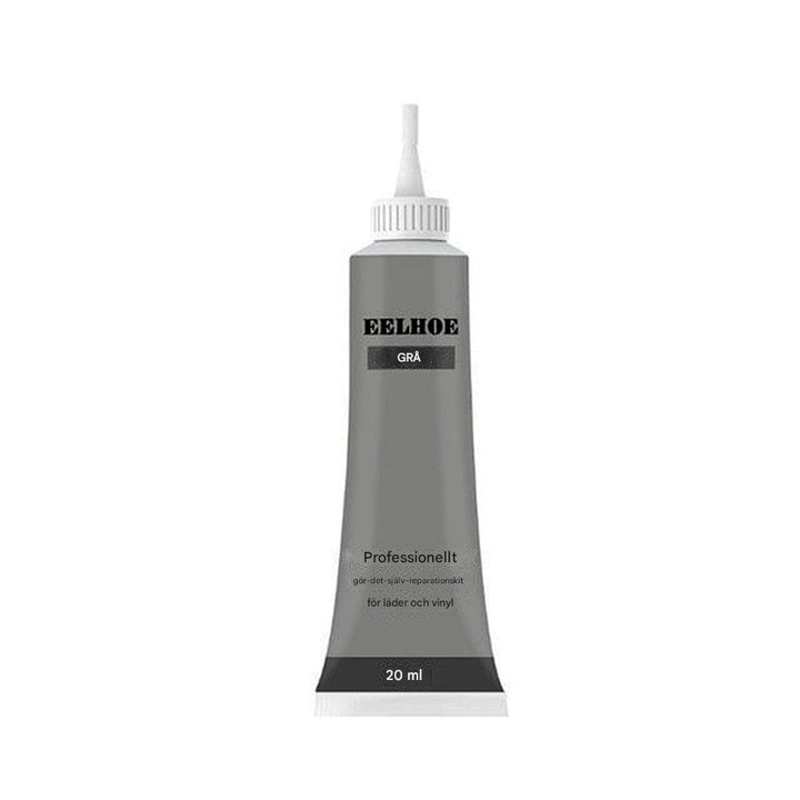 Grå läderreparationsgel i tub om 20 ml