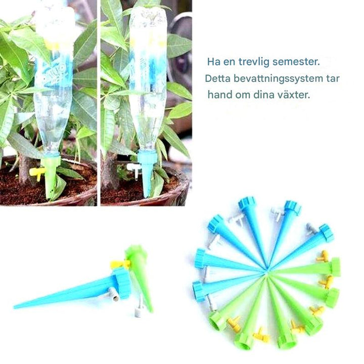 Smart automatisk bevattning för krukväxter och blommor hemma