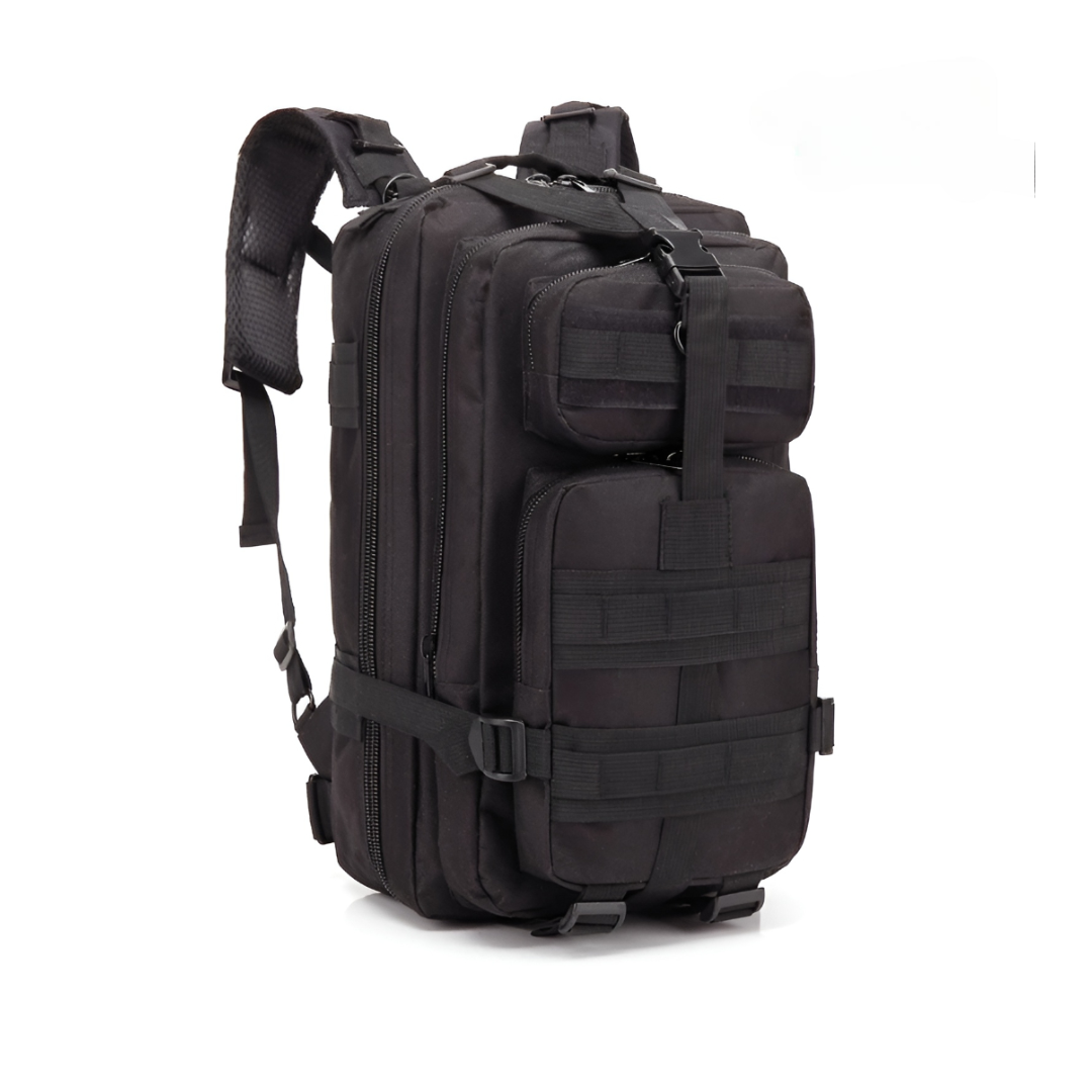 Taktisk ryggsäck för män, robust 30L/45L friluftsryggsäck med MOLLE-system. Perfekt för äventyr.