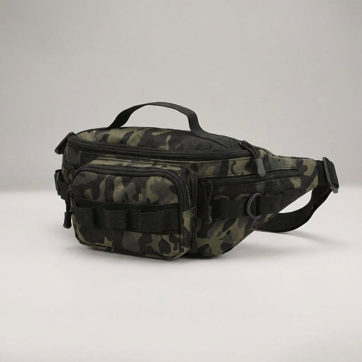Kompakt organiseringsväska med MOLLE-system. Perfekt edc-väska för resor och vardag.
