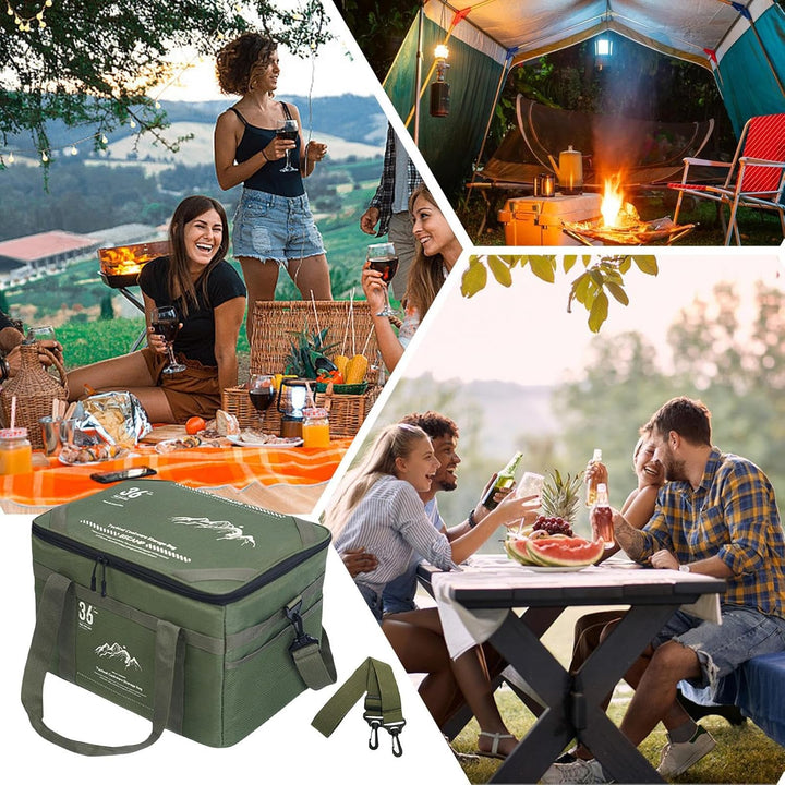 Svart Tarvos camping duffelväska, designad för äventyr. Bekväm att bära, rymlig för all utrustning.