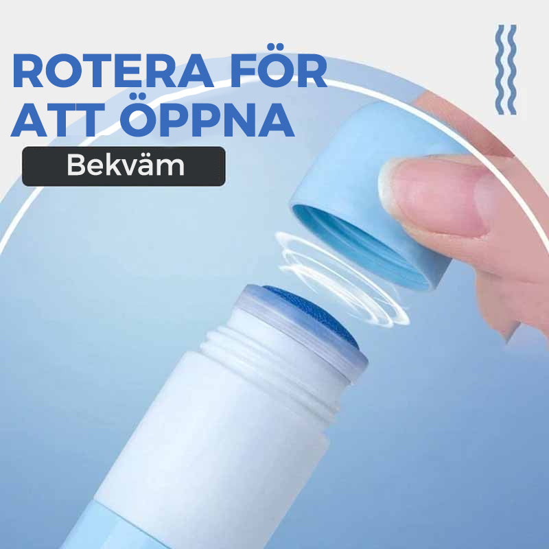 Termisk korrigeringspenna med brytkniv i plast, kompakt 85x25mm, lätt att bära, idealisk för säker informationsförstöring.