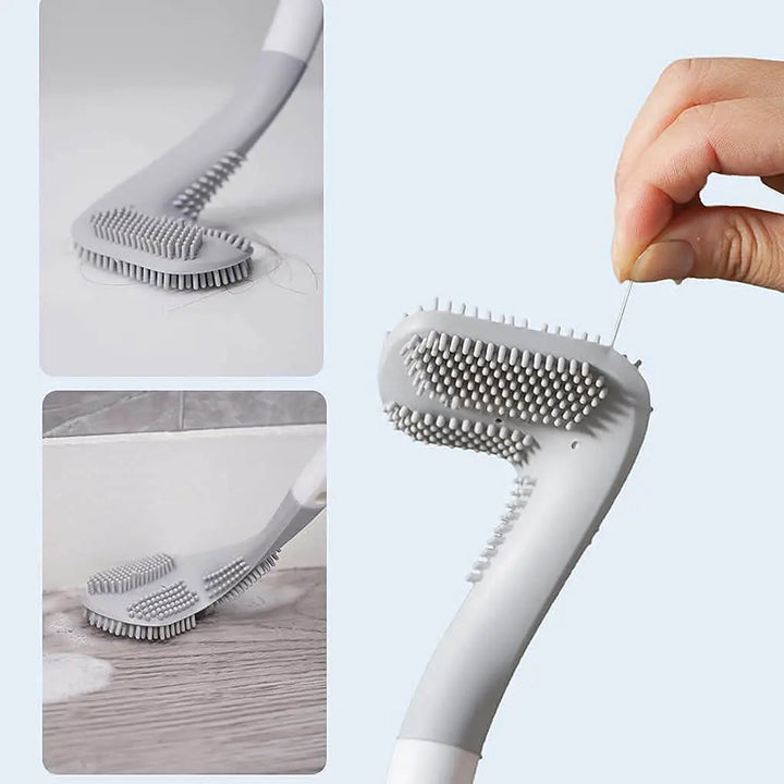 Ergonomisk toalettborste för hemmet som når alla hörn i toaletten