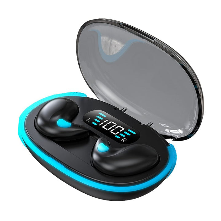 "Trådlösa Bluetooth-öronsnäckor med benledning, ergonomisk design, flera färger, för både män och kvinnor"