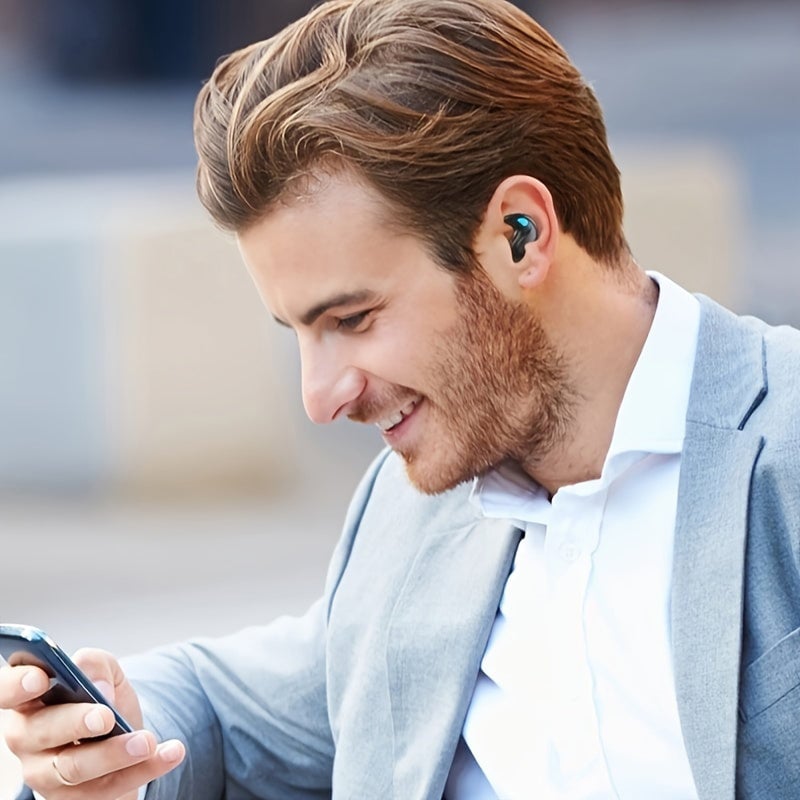"Trådlösa Bluetooth-öronsnäckor med benledning, ergonomisk design, flera färger, för både män och kvinnor"