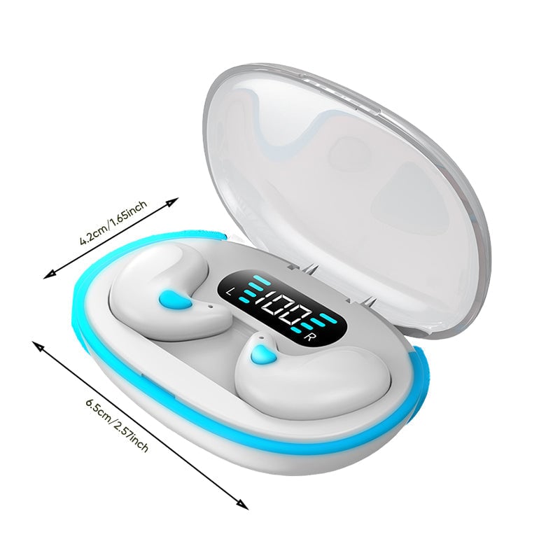 "Trådlösa Bluetooth-öronsnäckor med benledning, ergonomisk design, flera färger, för både män och kvinnor"