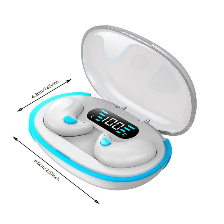 "Trådlösa Bluetooth-öronsnäckor med benledning, ergonomisk design, flera färger, för både män och kvinnor"