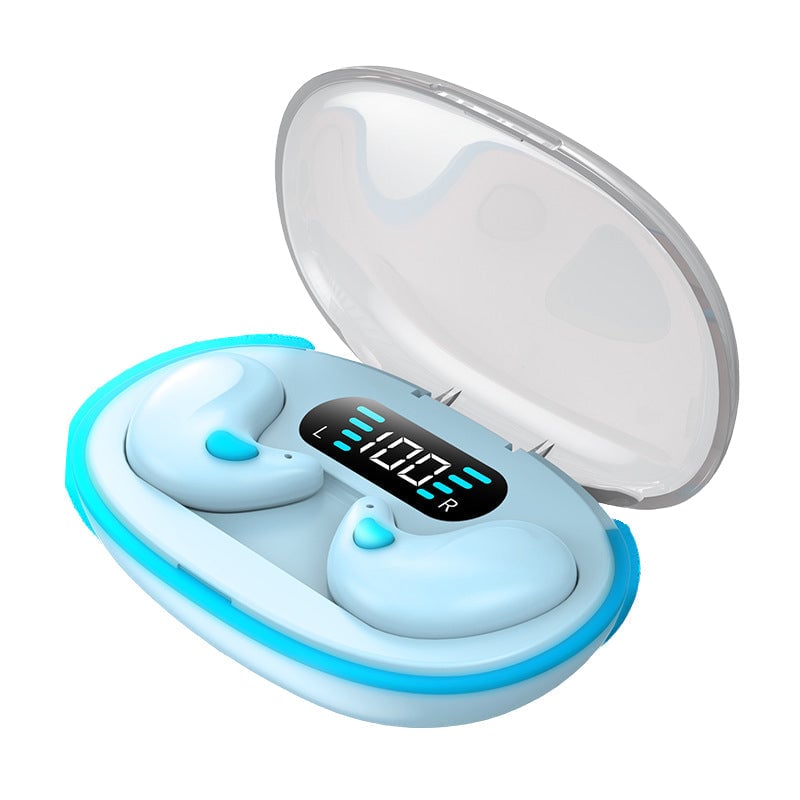 "Trådlösa Bluetooth-öronsnäckor med benledning, ergonomisk design, flera färger, för både män och kvinnor"