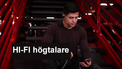 Trådlösa vattentäta öronproppar, svart design, intuitiv touchkontroll och IPX-7 skydd för träning och musikupplevelse.