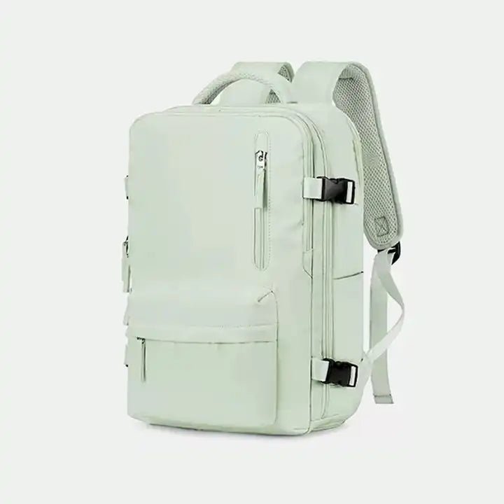 Sidovy av TrailSafe Pro packningen, framhäver dess slimmade design och stabilitet.