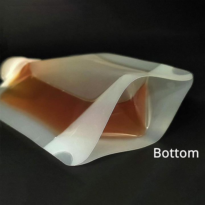 "Transparent påfyllningsbara reseflaskor set, kompakt design för schampo och duschgel, miljövänligt material."