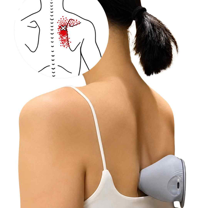 Väggmonterad massageapparat för effektiv ryggmassage och muskelavslappning