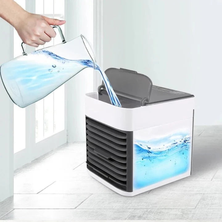 Portabel ac och fläkt för effektiv kylning av hem och kontor under sommaren