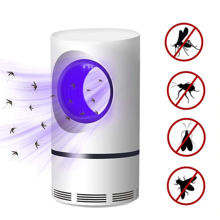 USB-insektsfångare som attraherar myggor och flugor