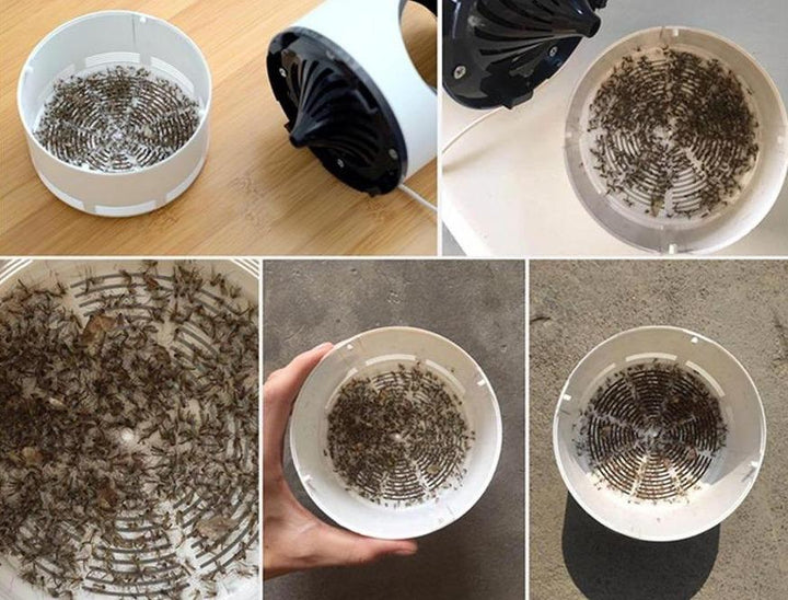 Kompakt USB-driven myggfälla och insektsfångare för inomhusbruk med effektiv UV-lampa