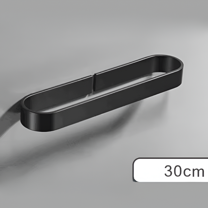 Modern U-formad handduksstång i aluminium, för badrum & kök, enkel att montera.