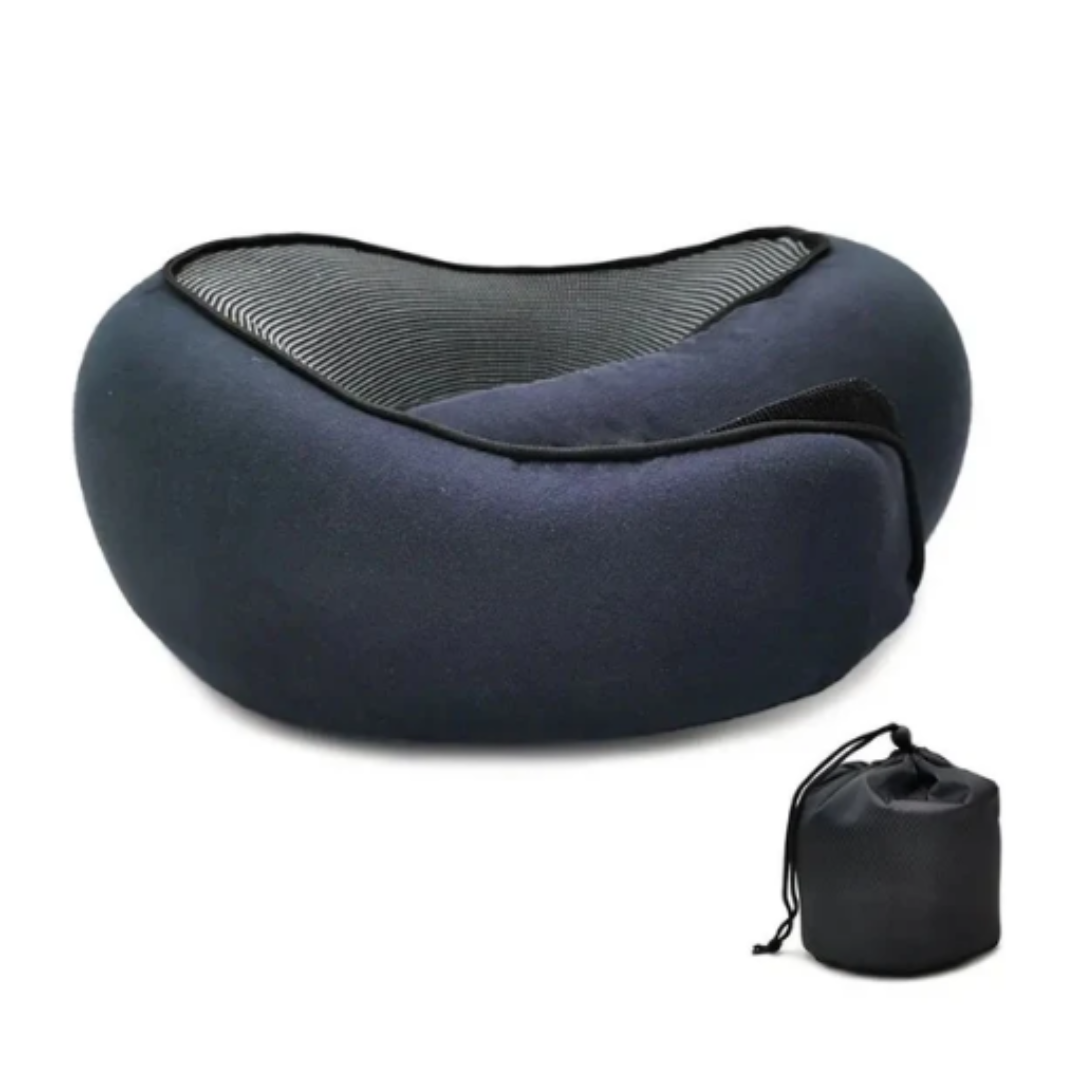 Ergonomisk U-formad nackkudde för maximal komfort och nackstöd under alla resor.