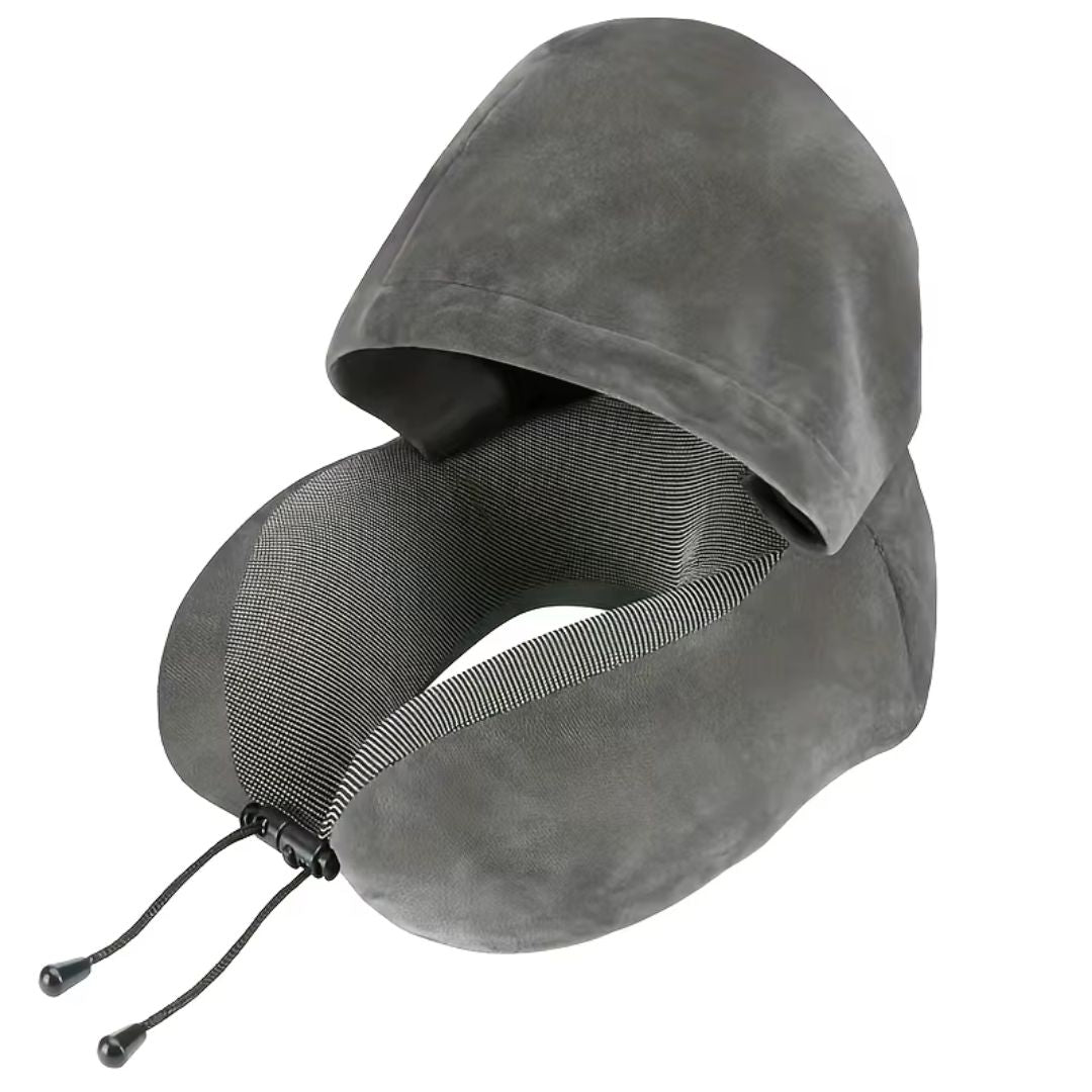Kompakt och bärbar flygkudde i memory foam, ger skönt nackstöd för en avkopplande resa.
