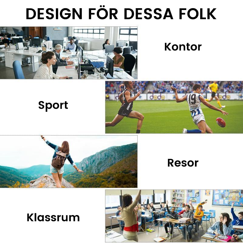 "Ultratunn korrigeringsenhet framifrån, vit färg, unisex hälsoprodukt för bättre hållning under kläder, minimalistisk design"
