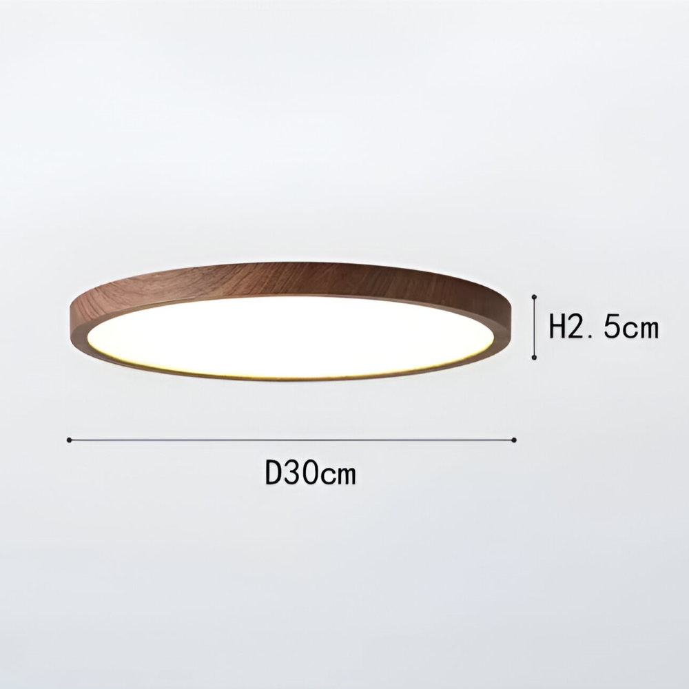 Taklampa LED, rund och ultratunn, ger modern och energieffektiv belysning i hemmet.