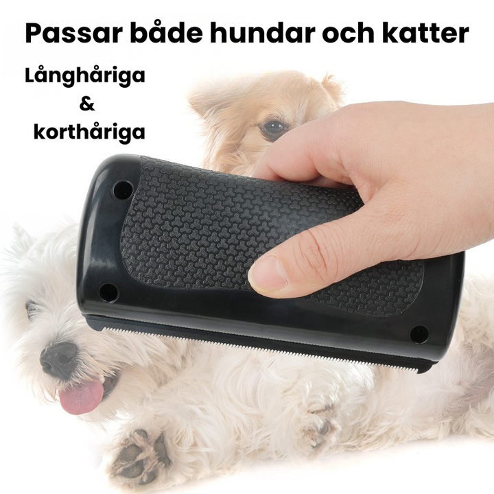 Pälsvårdsborste för underull. Perfekt för hundvård & kattvård, minskar fällning och främjar en hälsosam päls.